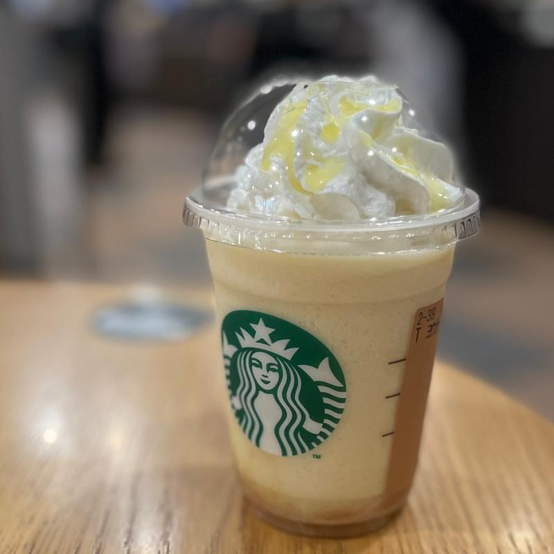 洋梨 生キャラメルフラペチーノ(スターバックス・コーヒー 松本駅ビルMIDORI店)