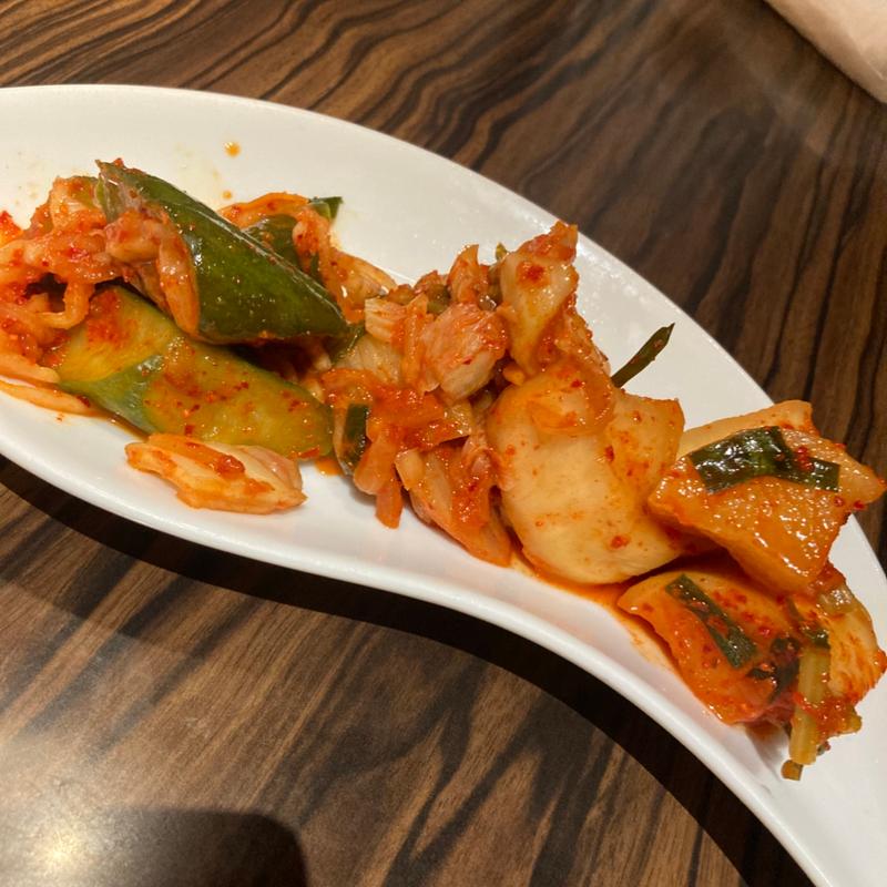 キムチ3種(長寿韓酒房 海浜幕張店)