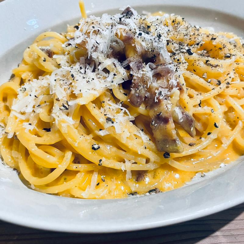 カルボナーラ(肉イタリア料理屋FORMA)