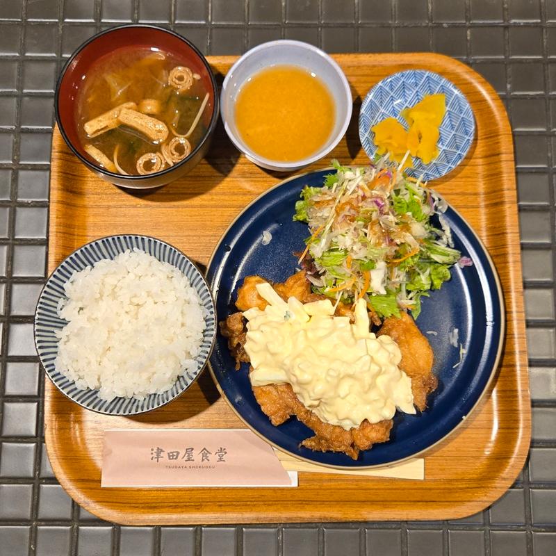 チキン南蛮定食(津田屋食堂)