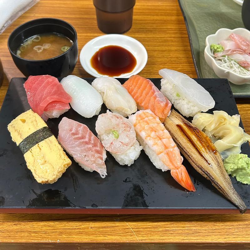 地魚寿司定食(地魚食堂てるてる)