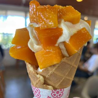 マンゴーソフトクリーム(ユートピアファーム宮古島)