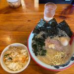 塩ラーメン　半ライス