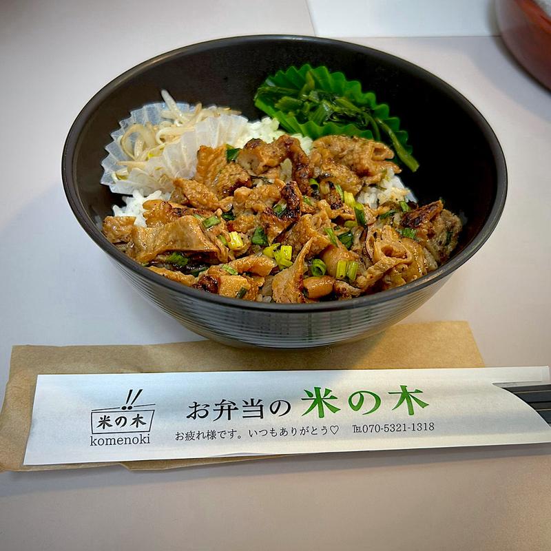 ネギだく鶏皮飯(米の木)