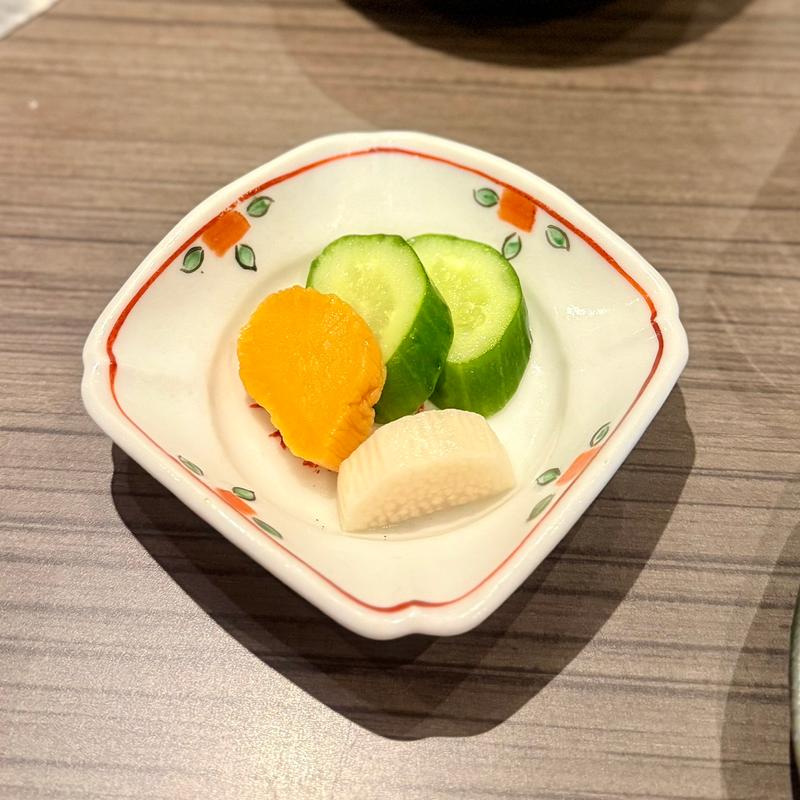 和コース　漬物(寿し和 和香苑)