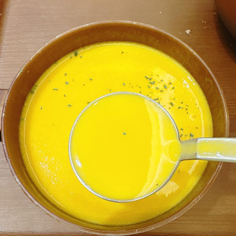 じっくり煮込んだかぼちゃのポタージュスープ（セット）(WithGreen ホワイティうめだ店)