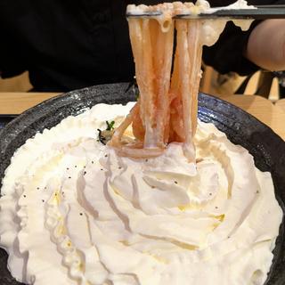 白い明太チーズクリームうどん

