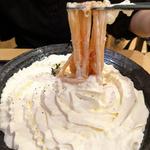 白い明太チーズクリームうどん

