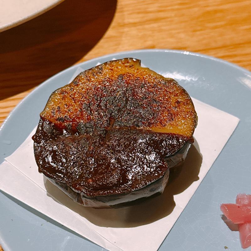 賀茂なすの田楽(京アポロ食堂 宮川町)