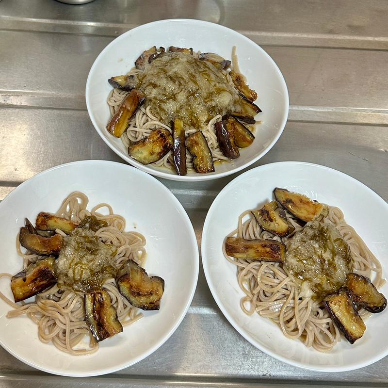 素焼きなすもずくおろし蕎麦(ベルクス 東墨田店)