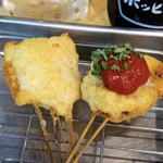 鱧串・ズッキーニの豚巻き