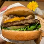 マッシュルームチーズバーガー