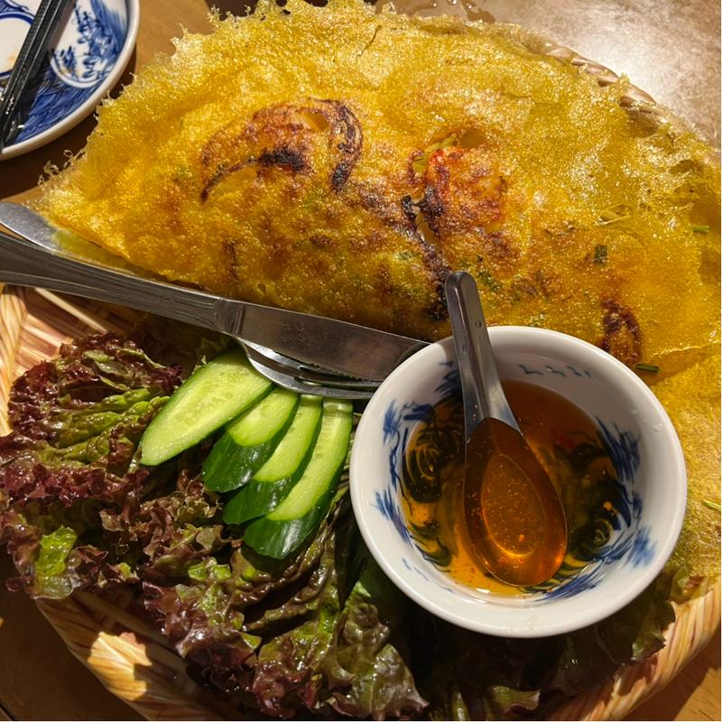 ベトナム風お好み焼き(オールドサイゴン 上野御徒町店)