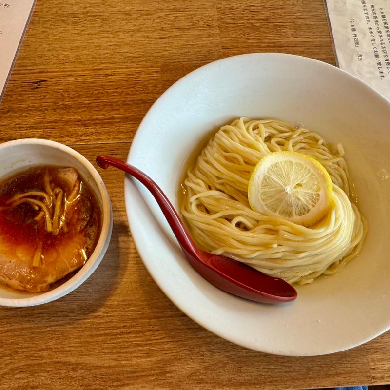 冷やし昆布水つけ麺大盛(らぁ麺 行田屋)