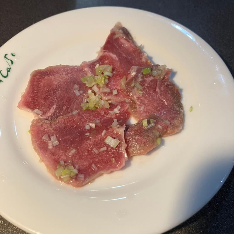 牛たん　ネギ塩(炭火焼肉ピカソ本店)