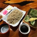 もりそばと天ぷら