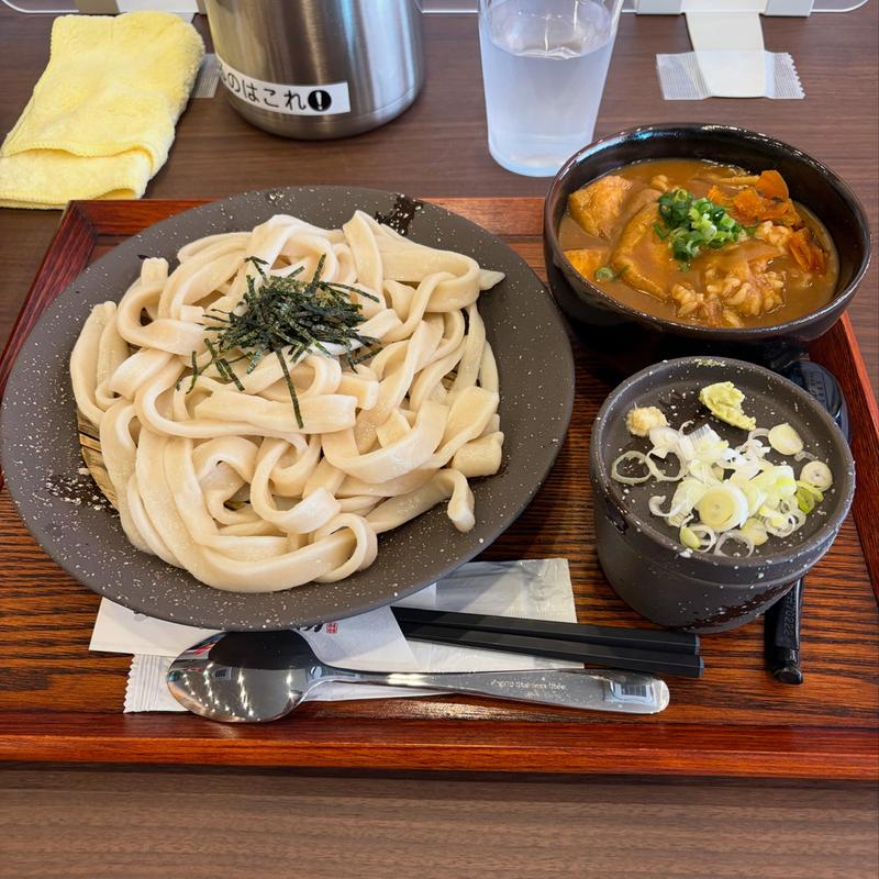 冷ざるうどんとミニカレーライスセット(カレーうどん幸陽)