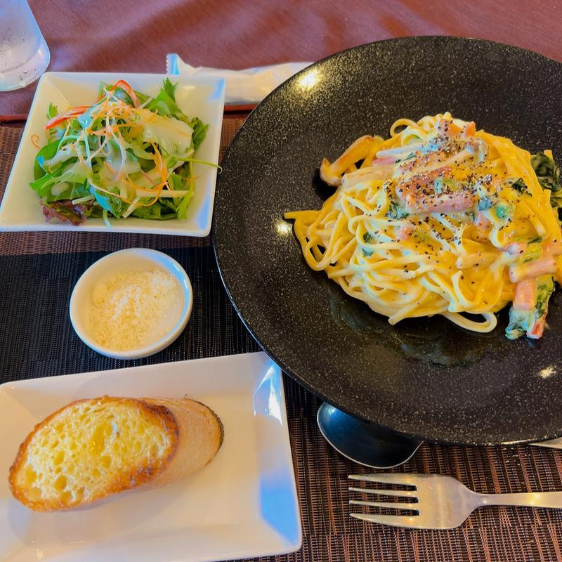 茸のカルボナーラ(滋賀カントリー倶楽部レストラン )