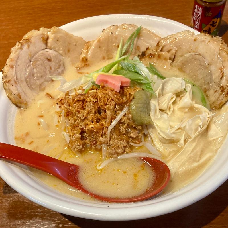 京都西京味噌ラーメン(麺場 田所商店 本郷台店)