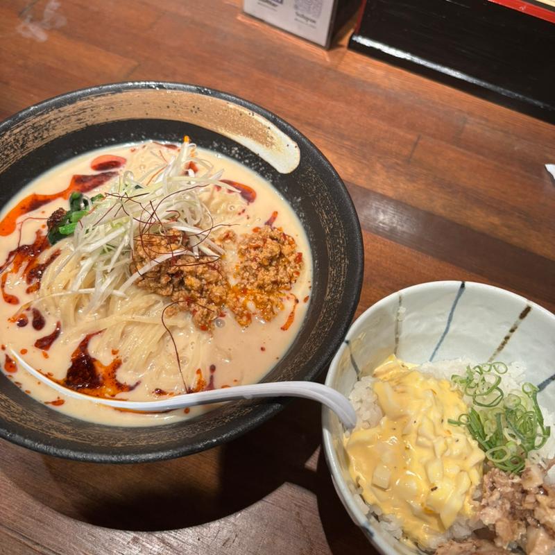 冷やし担々麺【日替わりおすすめ丼ぶり】(煮干し中華そば 高麗乃 飛翔)