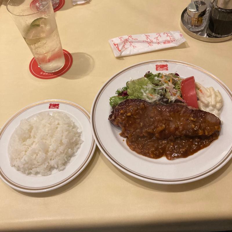 シャリアピンステーキ(銀座スイス 本店)