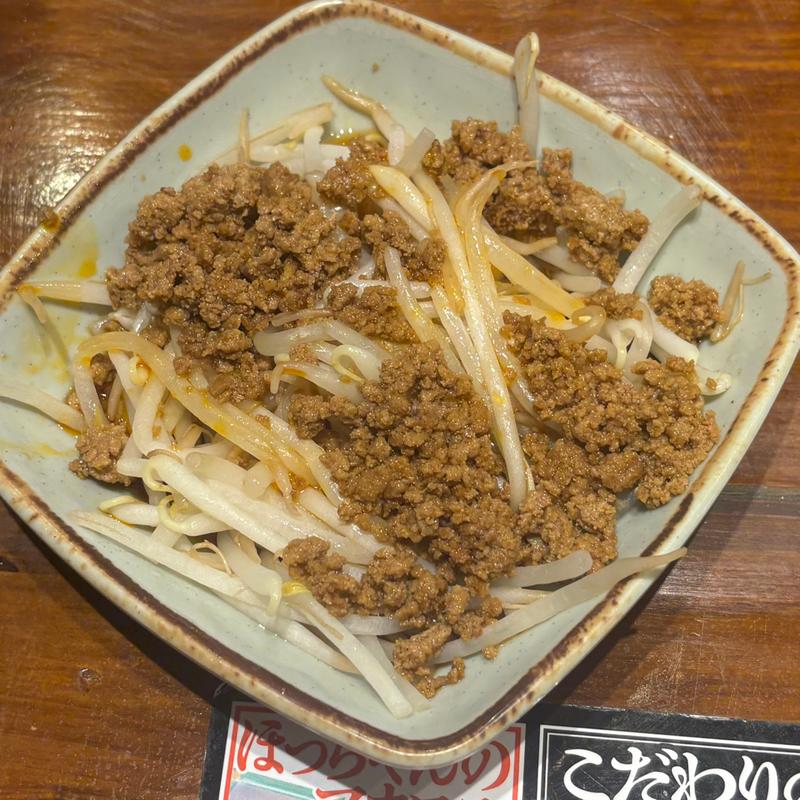 肉もやし(大衆酒場 麺屋ほっちゃん 西荻窪北口駅前店)