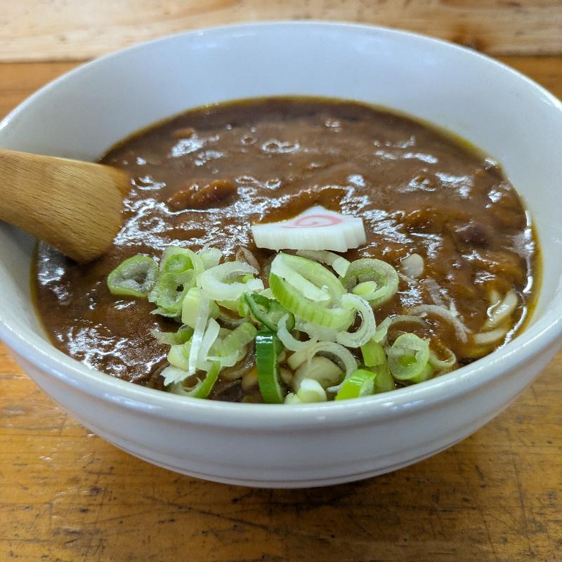 カレーそば(日の丸食堂（道の駅 にしめ）)