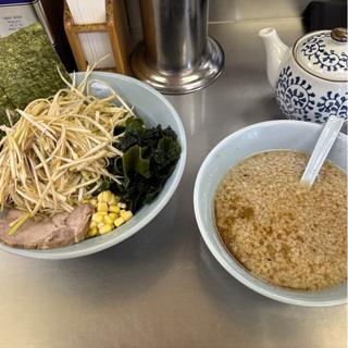 つけ麺　ネギ増し　わかめ