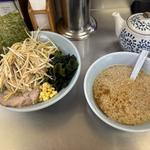 つけ麺　ネギ増し　わかめ