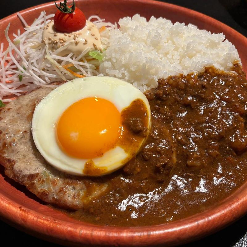 カリーハンバーグディッシュ M(びっくりドンキー モザイクモール港北店)