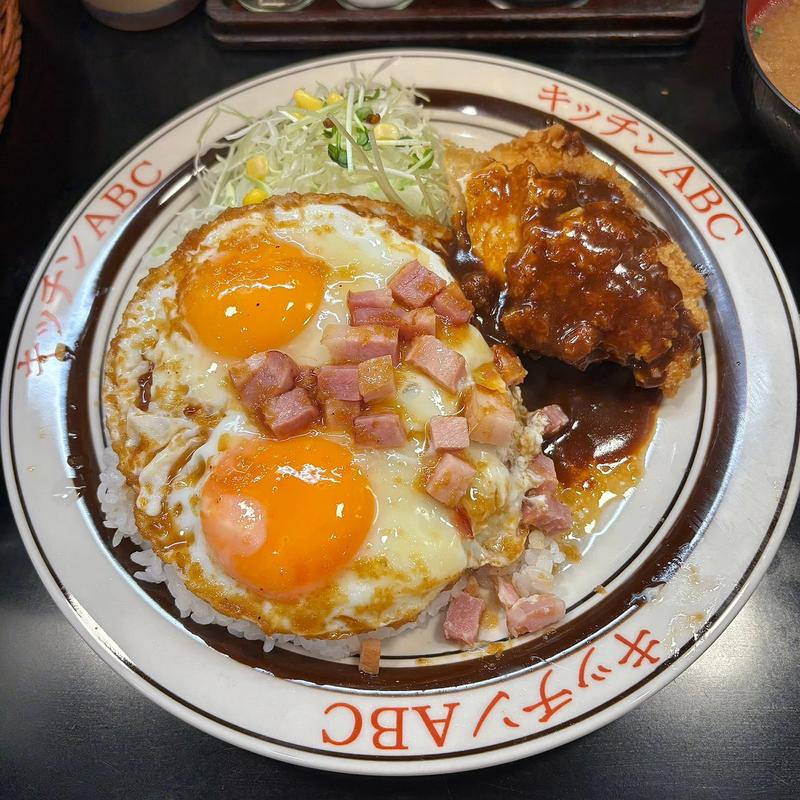 9月限定洋食のっけ飯(キッチンABC 江古田店)