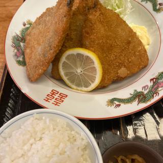 アジフライ定食