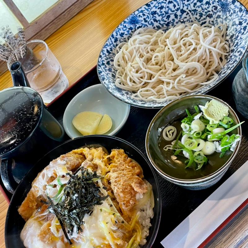 カツ丼セット(当別町のそば処 福住)