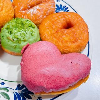 ハートクリームドーナツ