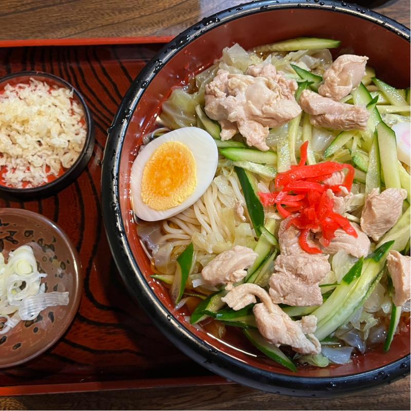 冷かしわそば(丸よし )