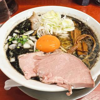 チャーシュー黒月見