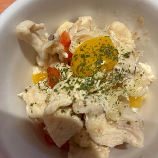鶏皮のレモンマリネ