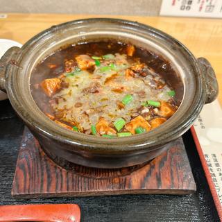 土鍋四川麻婆まぜ麺チーズトッピング
