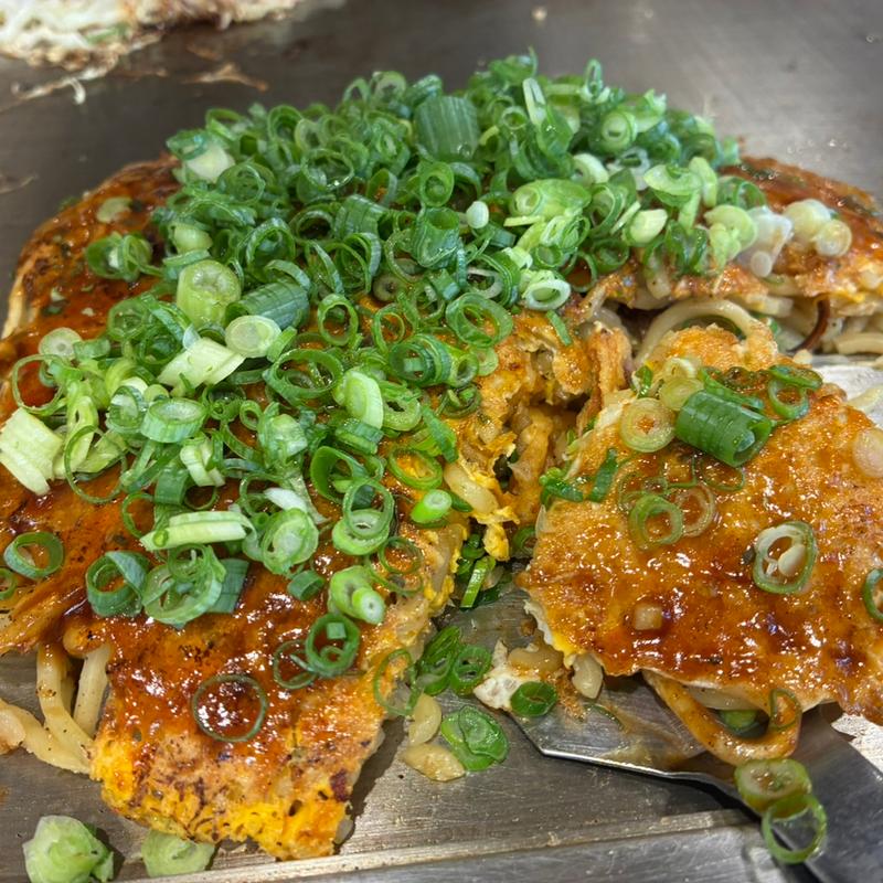 厳島焼（広島焼）(焼きそば お好み焼き 鉄板 厳島 天満天神橋本店)