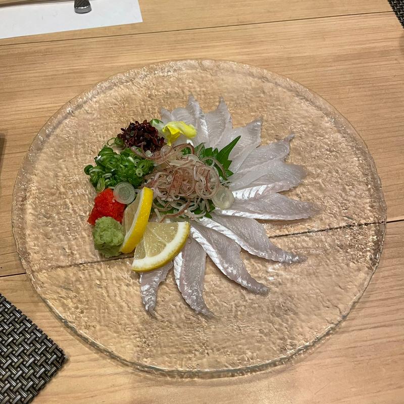 あなご刺身(肆一饗（ほしいままいっきょう）)