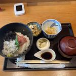 ネギトロ 釜揚げしらす丼御膳