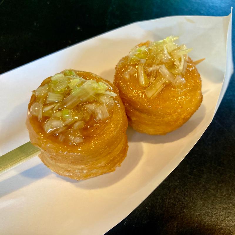 ゆばからあげ ネギ塩(龍頭乃茶屋)