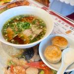 青葱ラーメン＆爆弾餃子
