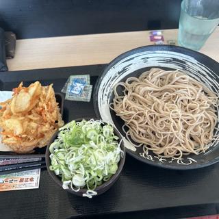もりそば　かきあげ