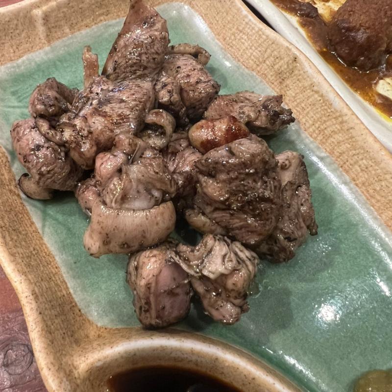 知覧鶏の黒焼き(串焼き 炊き餃子　おくちゃん)