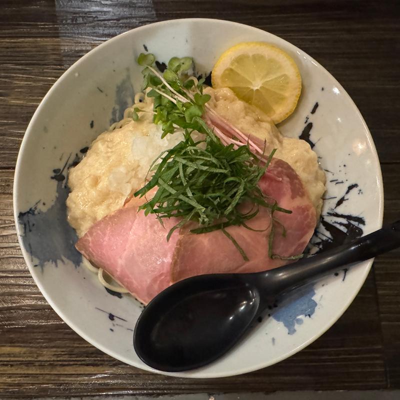 真鯛白湯そば　冷(魚々麺 園)