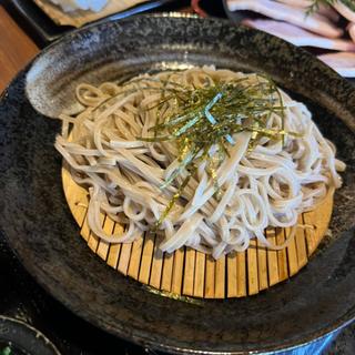 皿そば(炭火焼 ボタン肉と播州百日どりコース)