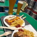チキンとソーセージプレート