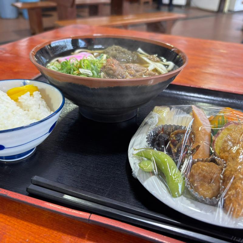 肉うどん定食(うどん 丸忠)