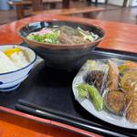肉うどん定食